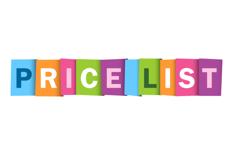 Price list