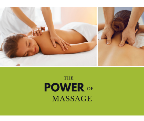 women being massaged